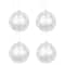 6 Packs: 4 ct. (24 total) 4" Silver Disco Balls by Celebrate It®